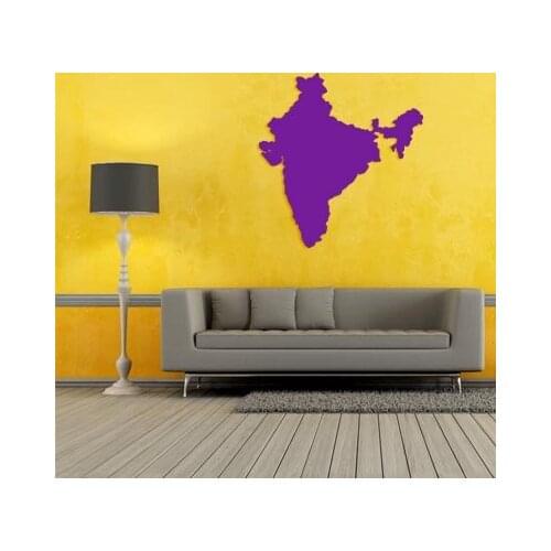 India map Globe Earth Country wall vinyl sticker custom made home decoration fashion design