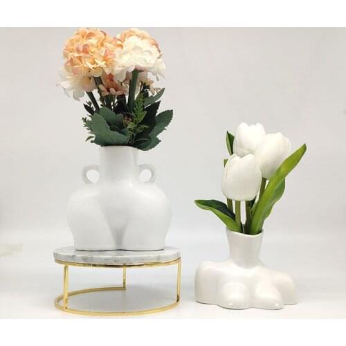 Ceramic Vase Human Body Art Woman Nude Abstract Handicraft Furnishings Sculpture Decorative Vase Desktop Vase Home Decoration