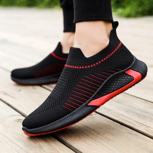 Male Sneakers Loafers Men Casual Shoes Autumn Running Fashion Mens Mixed Colors Breathable Light Sock Shoes Zapatillas Hombre