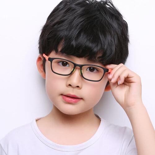 Retro Round Glasses Frame Childrens Glasses Anti-blue Light Glasses For Kids Student Eyeglasses Child Goggle Cute Pink