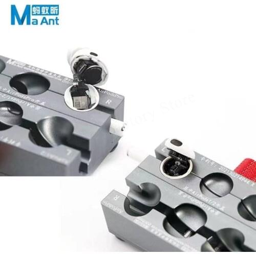 MaAnt P1 Rotating Headphone Repair Open Cover Fixture for Airpods pro 1 2 Headset Wireless Headphone Cover Separating Repair
