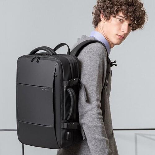 Fashion Large Capacity Men Backpack USB Charging 15.6 inch Laptop Backpacks Travel Flight Approved Bag