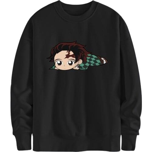 Demon Slayer Fleece Hoodies 2020 Harajuku Sweatshirt Men New Arrival Casual Clothes Man Autumn Pullovers White Moletom Masculino