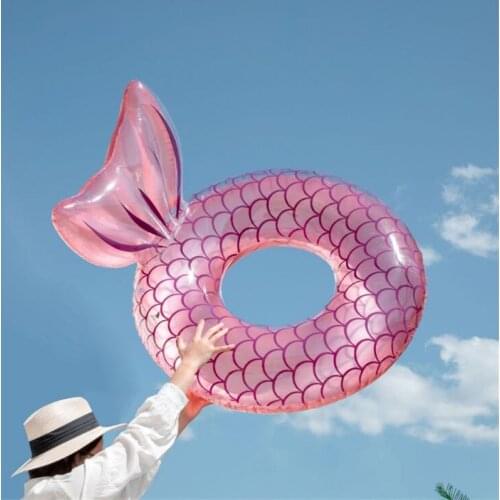 Inflatable Swimming Ring Giant Pool Float Toy Circle Beach Sea Party Inflatable Mattress Water Adult Kid