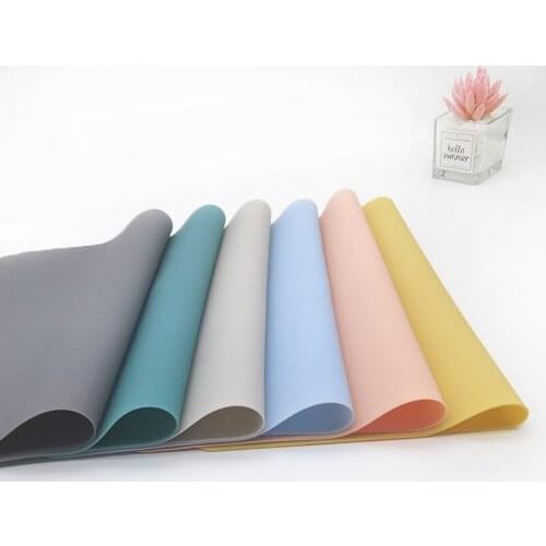 NEW Silicone Waterproof Placemat Table Mat Heat Insulation Anti-skidding Washable Durable For Kitchen Dining 60*40CM