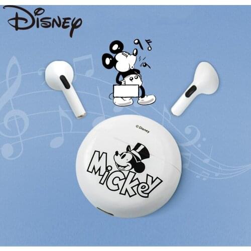 Genuine Disney TWS Wireless Bluetooth Headset Mickey Minnie In-ear Sports Running Fitness Music Earplugs 5.0 for Android IPhone