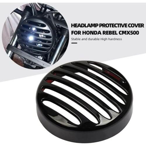 For Honda Rebel CMX300 CMX500 2017 2018 2019 Motorcycle Front Headlight Grill Cover Light Protective Cover Grille Guard Cover