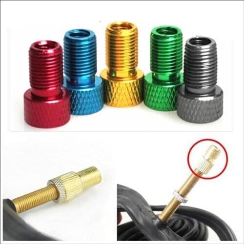 New Arrival 4Pcs Pump Bicycle Convert Presta to Schrader Bike Valve Adaptor Tube Pump Tool Free Shipping