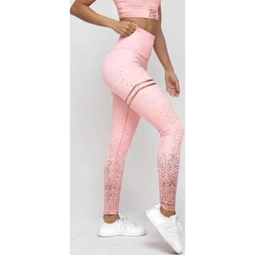 Sport Leggings Fitness Women Yoga Pants Print Yoga Leggings High Waist Gym Leggings Workout Tummy Control Leggings Gym Clothing