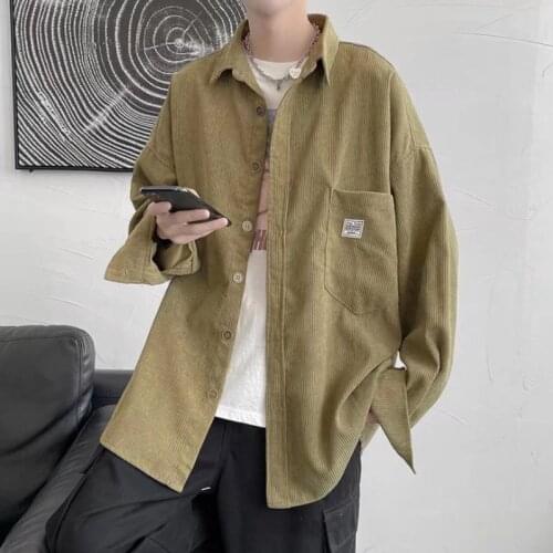 UVRCOS Mens Corduroy Shirts