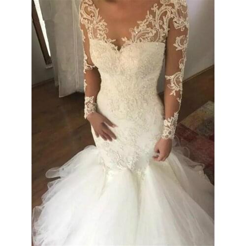 YGMJZB V-neck Wedding Dresses