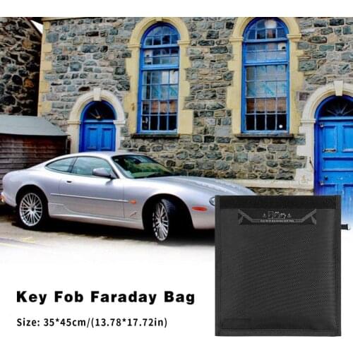 Phone Faraday Bag Antitracking Shield Pouch Vehicle Key Signal Shielding Box Signal Shielding Box for Tablet Key Fob Dropship