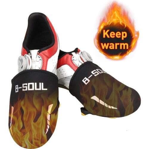 1Pair Windproof Bicycle Shoe Covers Cycling Sports Warm Toe Cap Half Overshoes Shoe Covers Boot Cases Half Nylon Overshoes