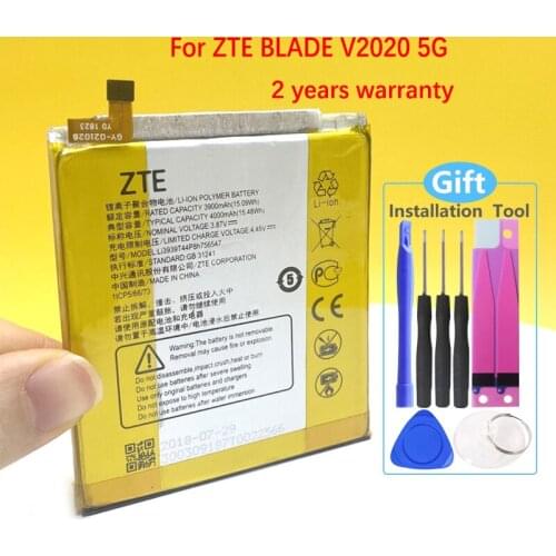 100% Original 4000mAh Battery For ZTE BLADE V2020 5G High Quality +Home Delivery