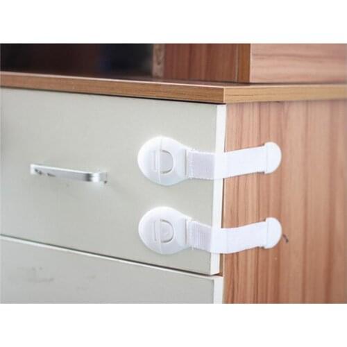 1000pcs Baby Safety Cabinet Locks Children Wardrobe Drawers Lock Baby Security Proof Child Cabinet Lock
