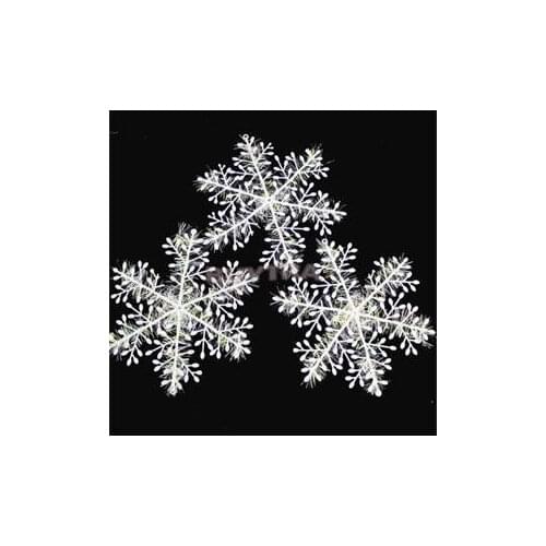 15pcs/5Bag Holiday White Snowflake Snow flakes Ornaments Christmas Tree and wedding Decorations Home Festival Decor Christmas