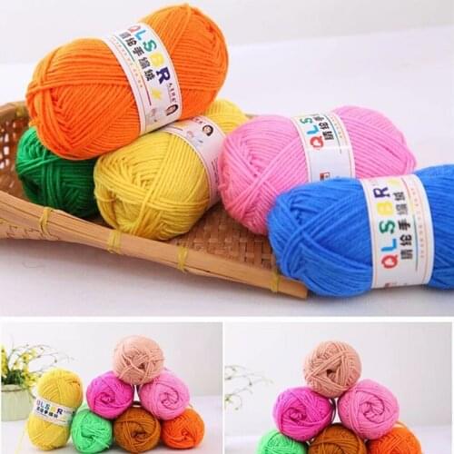 50g DIY Acrylic Yarn Wool Warm Baby Yarn for Knitting Children Hand Knitted Yarn Knit Blanket Crochet Yarn