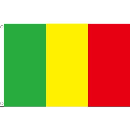 Free shipping xvggdg 90x150cm Mali flag 3x5 Feet Super Poly football FLAG Indoor Outdoor Polyester Flag