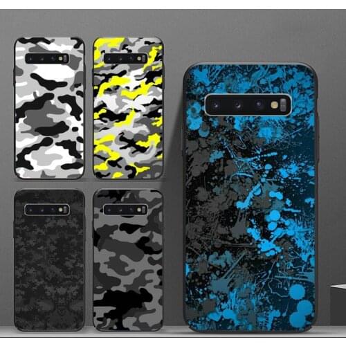 Military Army Camo Camouflage Pattern Phone Case For Samsung galaxy S 8 9 10 20 21 30 A 30 50 51 70 note 10 plus Ultra 5g