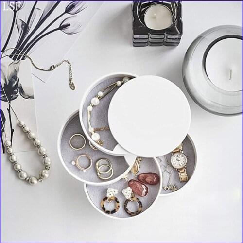 Home Storage Box Jewelry Storage Box Ring Necklace Bracelet Watch Display Tray Jewelry Organizer Porch Storage Debris Box