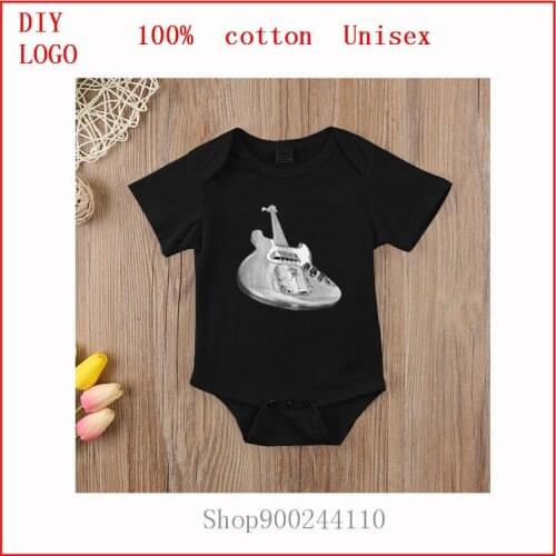 F Bass guitar picture print Cotton Baby Rompers Baby Girl Infant Jumpsuit Newborn Baby Girls boy Clothes Infantil bodysuits baby