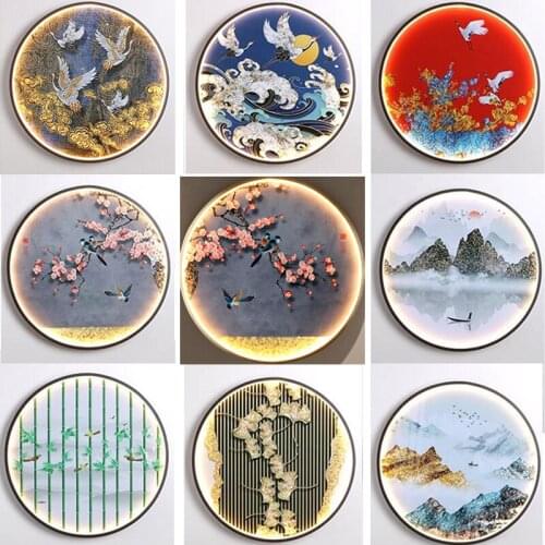 Chinese Vintage Wall Lamp Bedside Wall Sconce Hallway Corridor Light Fixtures Living Room Bedroom Bedside Wall Lamp Decoration