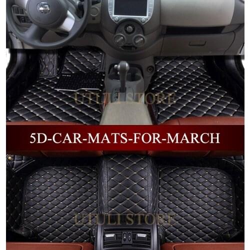 Leather Car floor mats carpet for Hyundai Marchi custom fit car styling all weather carpet floor liners foot mats