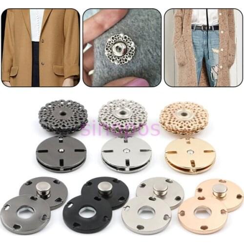10pcs Round metal snap button, Clothes Bags Snap Fasteners sewing button metal press leather craft handmade DIY coat, SP01