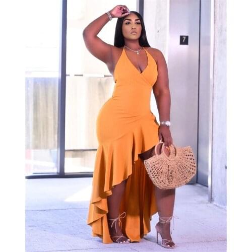 Summer Fishtail Dress New New Style Suspenders Sexy Style Irregular Skirt Long Skirt Fashion Ladies Sexy Bohemian Style Dress