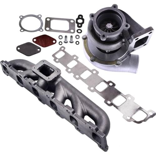 For Nissan Patrol 4.2L TD42 GQ Y60 Y61 Turbo Turbocharger + Exhaust Manifold Kit Turbine Turbolader Supercharger 600HP