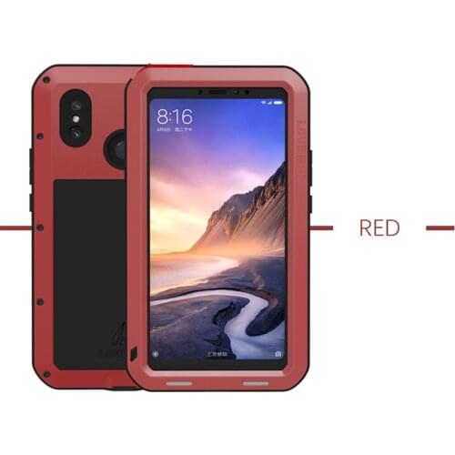 LOVE MEI Metal Waterproof Case For Xiaomi Mi Max 2 3 Max2 Max3 Shockproof Cover For Xiaomi Max 3 2 Mi Mix 2 2S Mix2 cover capa
