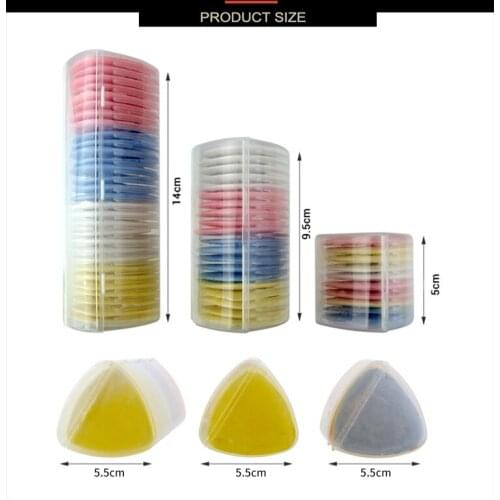 Multicolor Patchwork Clothing Pattern Sewing Tool Fabric Tailors Chalk Erasable Fabric Box Set Needlework Accessories Marker