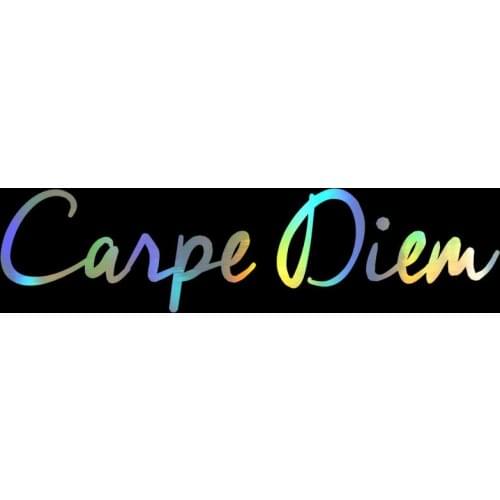 CARPE DIEM Fashion Text Auto Sticker Funny Vinyl Car Styling Decal Motorcycle Car Sticker Good Quality Sun Protection Anti-UV