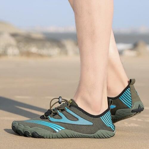 Big Size 36-47 Aqua Shoes Men Barefoot Water Shoes Women Beach Sandals Upstream Shoes River Sea Slippers Diving Swimming Socks