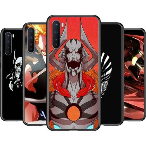 Soft TPU Anime BLEACHS Silicone Cover For OnePlus Nord CE 2 N100 N10 9 9R 8T 8 7T 7 6T 6 5T Pro Black Phone Case