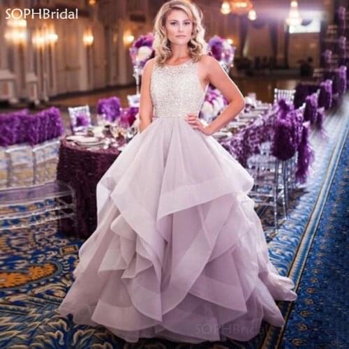 New Arrival Boat Neck Prom Dresses Organza Ruffles Backless Party Gowns for Women Custom Made Fashion Robe de Soirée Vestidos