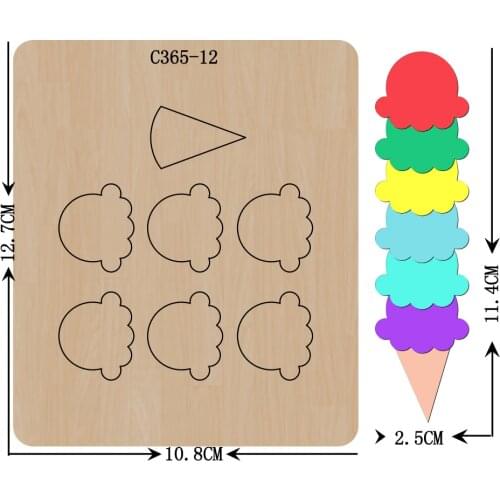 New Wooden die Scrapbooking C-365-12 Cutting Dies