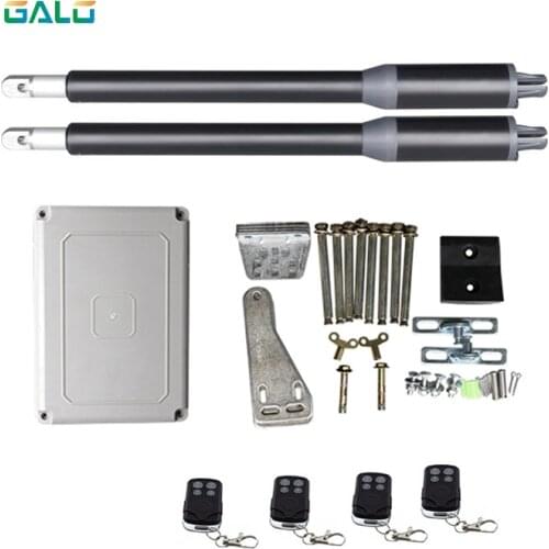 GALO Residential Gate Opener,Electric Swing Gate Operator AC220 input with 4ps remote contrl