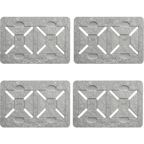 Profession CPU Plant Tin Set SS-601H for IP Chip A12 A11 A10 A9 A8 Reballing Platform Kit Double Side Use Slot Position