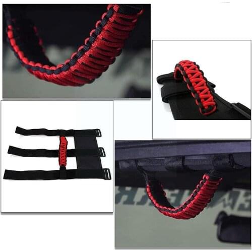 Car Grab Handles Grip Roll Bar For Jeep Wrangler YJ Rubicon 1987-2020 JK JLU Sahara TJ Freedom JT Gladiator JL Sports P2K8