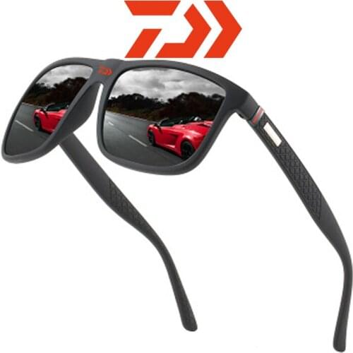 Daiwa 2020 Fashion New Retro Driving Riding Sunglasses Sports UV Protection Sunglasses Daiwa Mens Fishing Polarized Sunglasses