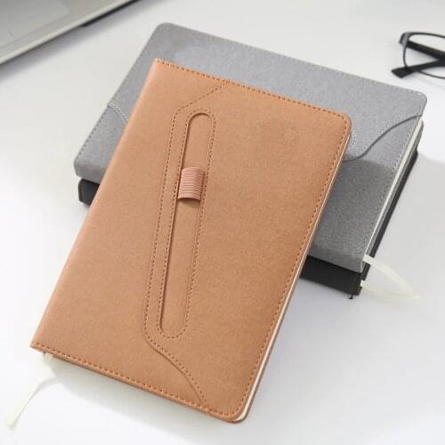 Thickened Meeting Record Notebook A5 B5 Office School Stationery Agenda 2020 Week Planner Notepad Business Leather Diary Gift