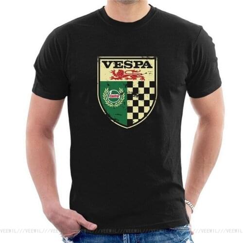 NEW VESPA CASTROL VINTAGE SIGN T SHIRT Distressed Classic Retro Oil M03 Vintage T-Shirt Men Unisex New Fashion Tshirt Loose