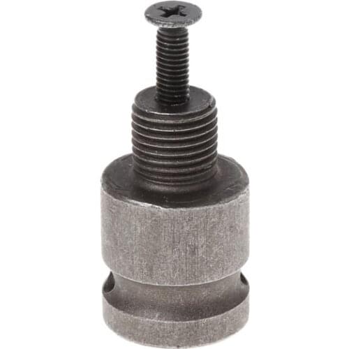 1/2'' Drill Chuck Adaptor For Impact Wrench Conversion 1/2-20UNF with 1 Pc Screw