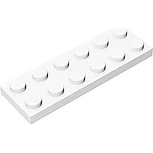 10 PCS Thin Bricks 3795 DIY Building Blocks 2x6 Plastic Plate Figure Model Assemble Educational Toys for Child Compatible Brand