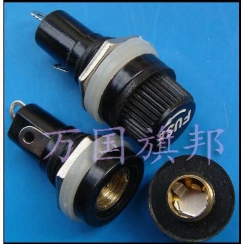 10A/250V AC Suitable for:5*20mm fuse holder Install diameter: 11.5 MM