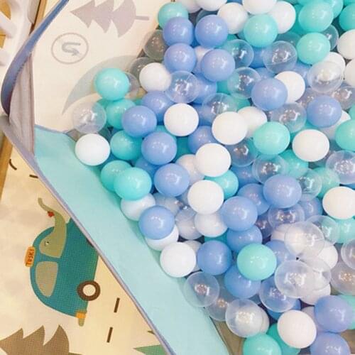 50Pcs 7cm Balls Christmas Gift Colorful Soft Plastic Ocean Ball Funny Baby Kid Girl Boy Swim Pit Toy Water Pool Ocean Wave Ball
