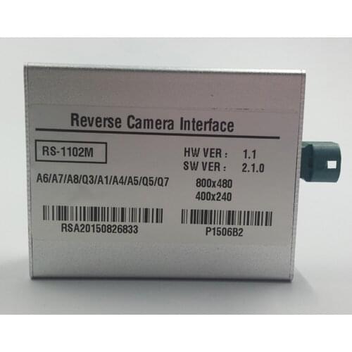 Plug and Play Car Rear Camera Front View Camera Video Interface For 2010 Audi A4 B8 8K MMI 3G High System