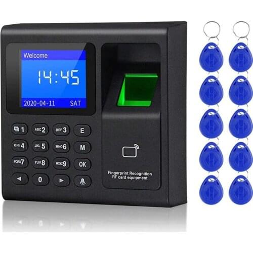 Biometric RFID Access Control System RFID Keypad USB Fingerprint System Electronic Time Clock Attendance Machine