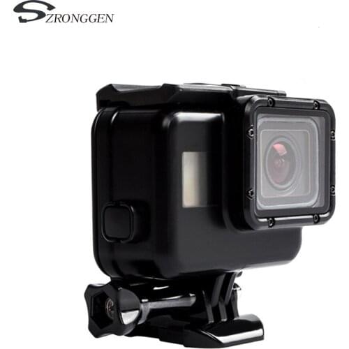 RG 45m Black Waterproof Housing Case Protective Cover Mount for Go Pro 5 Edition for HERO5 Accessories